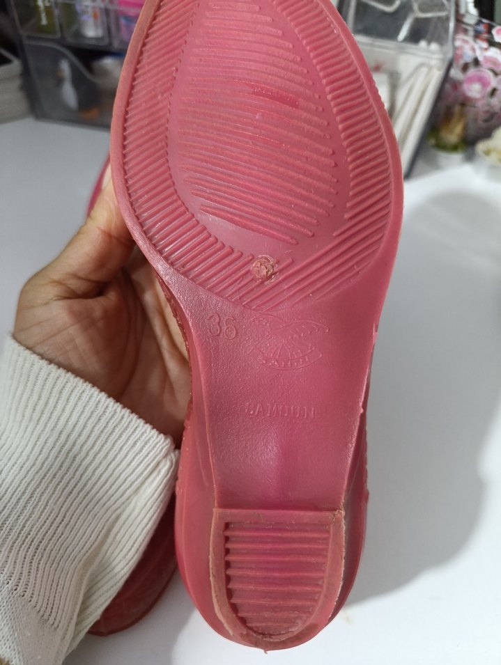 Pembe Dolgu Topuklu Kadın Babet - Görsel 3