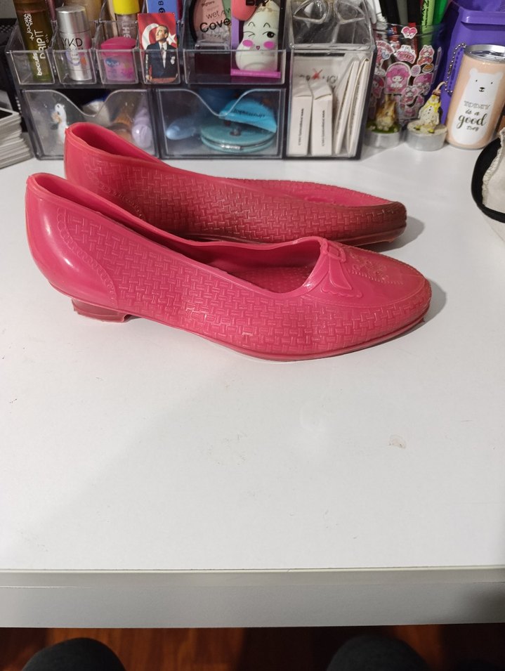 Pembe Dolgu Topuklu Kadın Babet - Görsel 5