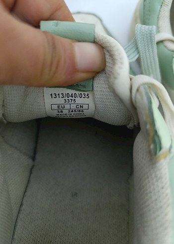 Yeşil Stiletto Topuklu Kadın Spor Ayakkabı - Görsel 5