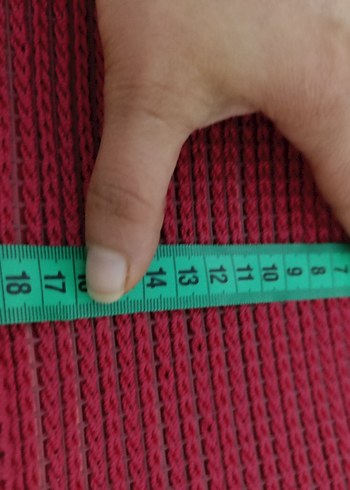 Kırmızı Örgü Kadın Çanta - Görsel 6