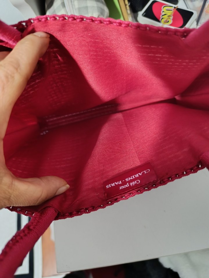 Kırmızı Örgü Kadın Çanta - Görsel 3