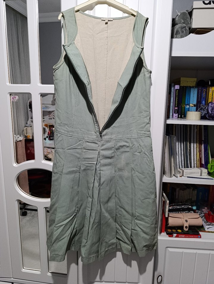 Bej Bohem Uzun Kollu Hamile Tunik - Görsel 2