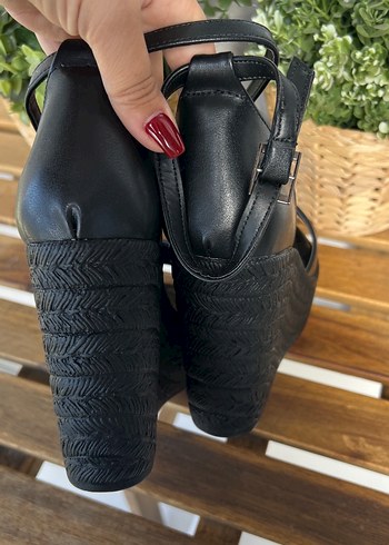 38 Beden siyah Renk Siyah Dolgu Topuklu Kadın Ayakkabı
