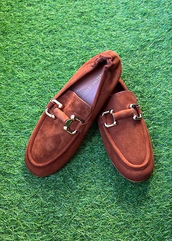 Diğer Kahverengi Kadın Süet Tokalı Loafer