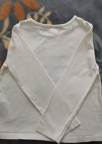 Kız Çocuk Baskılı Uzun Kollu Tişört - Görsel 2