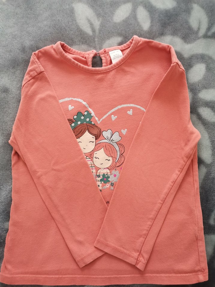 Kız Çocuk Kışlık Uzun Kollu Tişört - Görsel 2