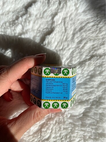 Beden Tiger balm ağrı kesici balsem soğutucu etkili