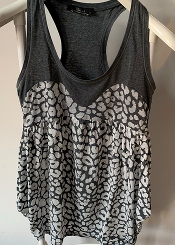 Gri Desenli Askısız Rahat Hemşirelik Üstü - Görsel 2