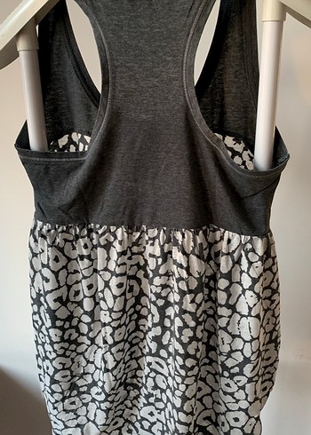 Gri Desenli Askısız Rahat Hemşirelik Üstü - Görsel 4