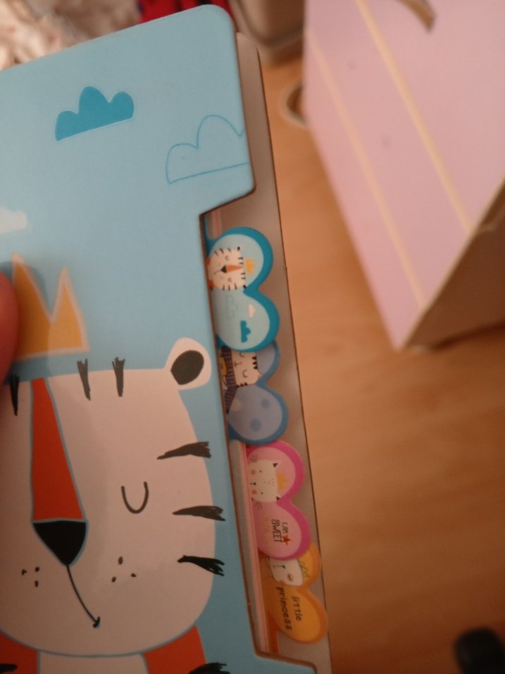 Mavi kapaklı pastel renkli defter - Görsel 2