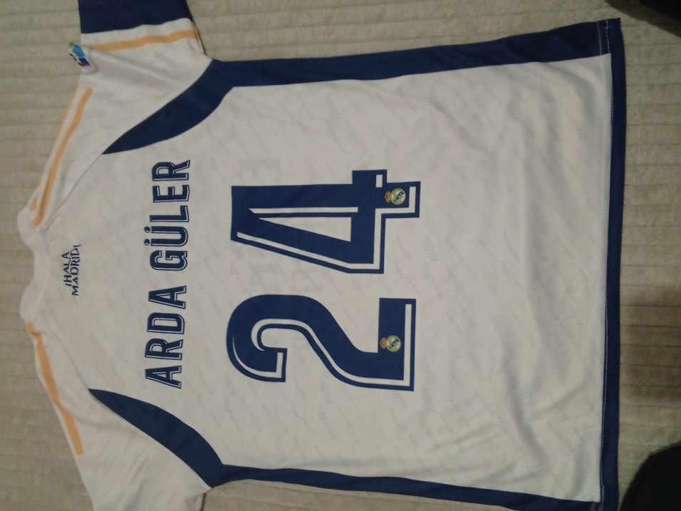 Real Madrid Erkek Beyaz Kısa Kollu Forma - Görsel 2