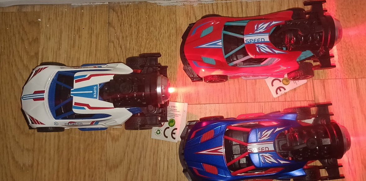 BUHARLI IŞIKLI SESLİ ÇEK BIRAK METAL ARABA - Görsel 2