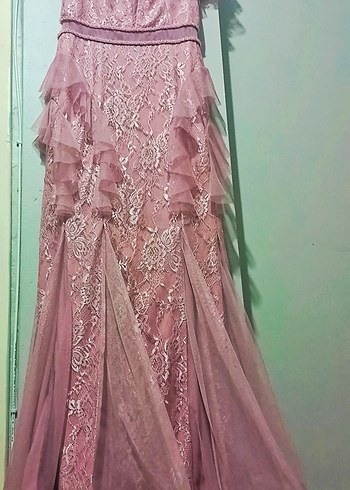 SADECE BİR KEZ GİYİLDİ SAĞLAM VE TEMİZDİR HARİKA ŞIK BİR ABİYE - Görsel 4