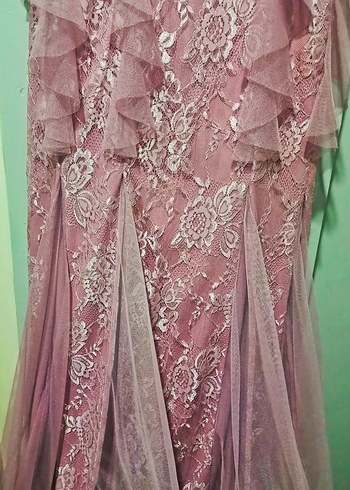 SADECE BİR KEZ GİYİLDİ SAĞLAM VE TEMİZDİR HARİKA ŞIK BİR ABİYE - Görsel 5