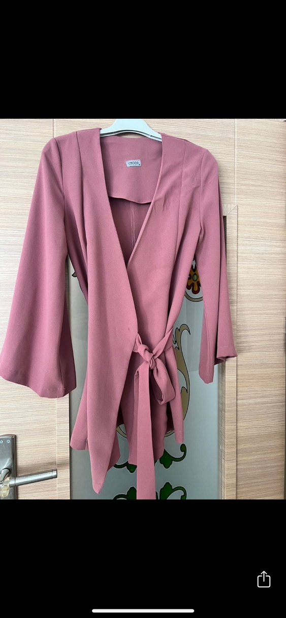 Pembe Midi Kadın Takım Elbise - Görsel 2