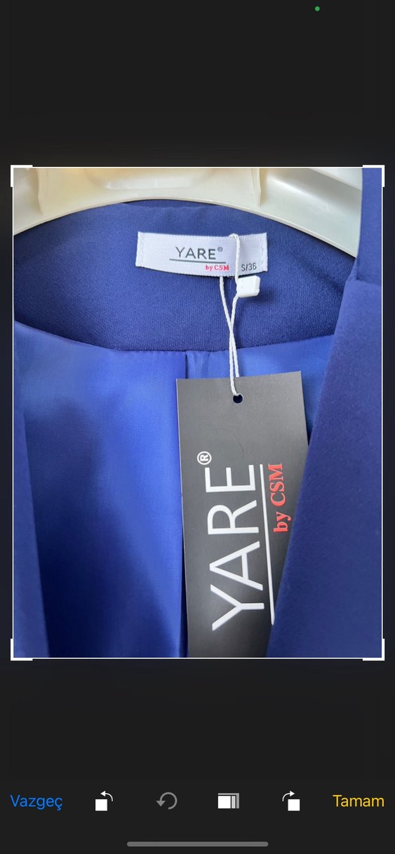 Kemer Detaylı Lacivert Kolsuz Kadın yelek - Görsel 3