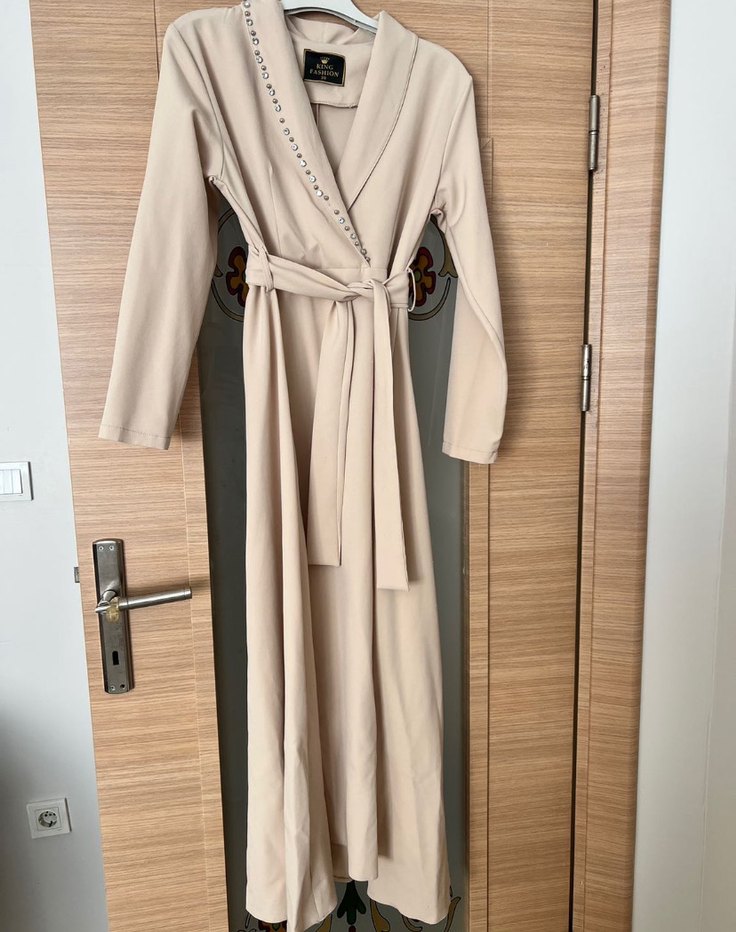 Uzun Kollu  şık Kadın Elbisesi - Görsel 2