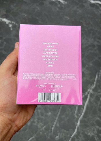  Beden Renk Chanel Chance Kadın Parfümü