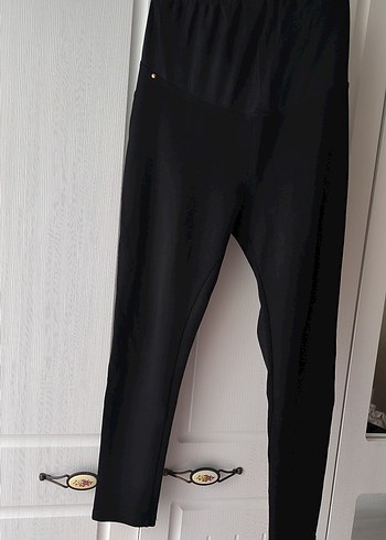 XXL Siyah hamile tayt - Görsel 2