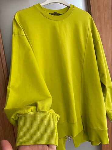 universal Beden yeşil Renk Oversize sweatshirt