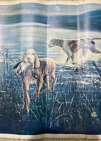 Köpek Temalı yağlı boya tablo - Görsel 2