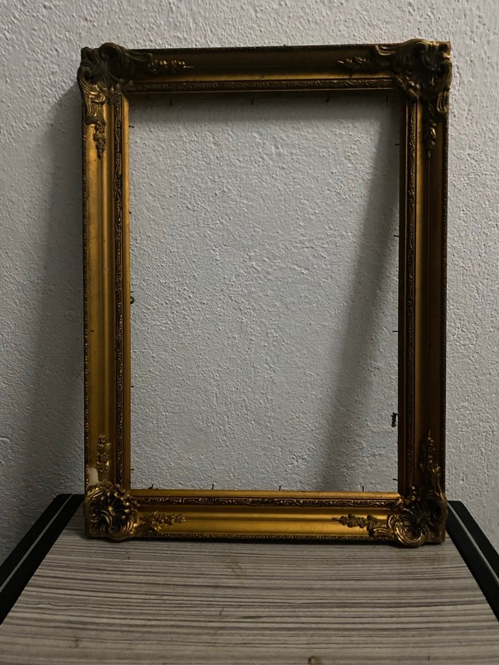 Parlak Altın Renk antika ahşap Çerçeve - Görsel 3