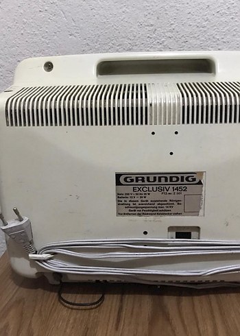 Grundig mini tv antika - Görsel 4