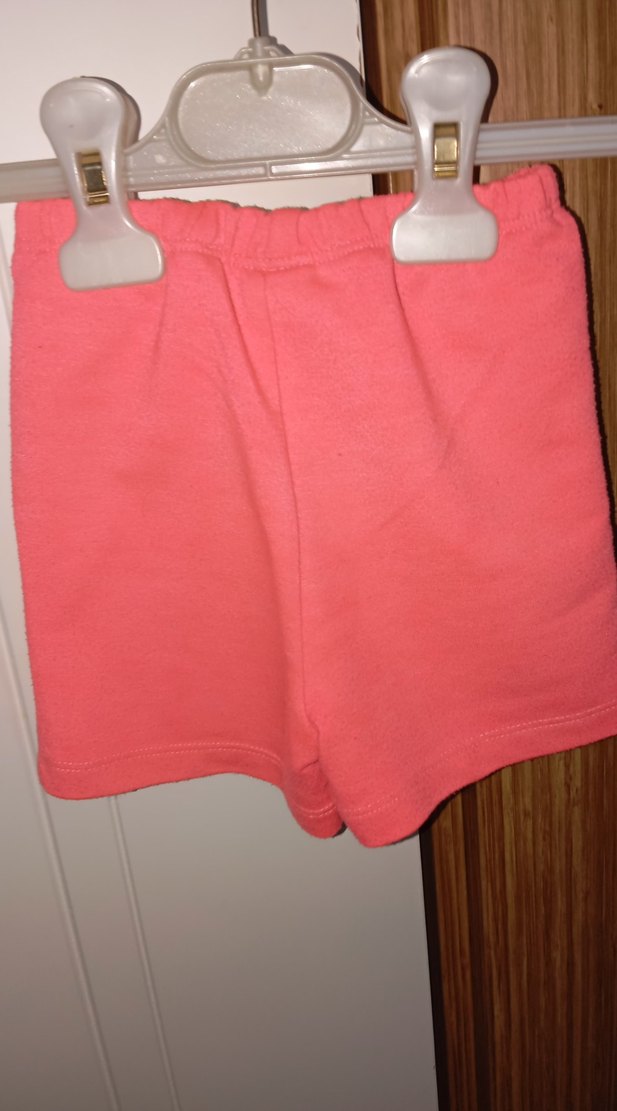 Kız Çocuk Pembe Polar Şort - Görsel 2