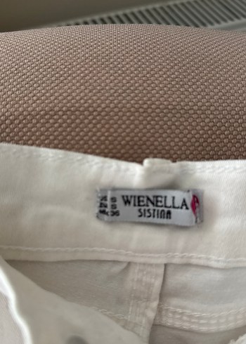 Nakışlı Beyaz Bohem Şort - Görsel 4