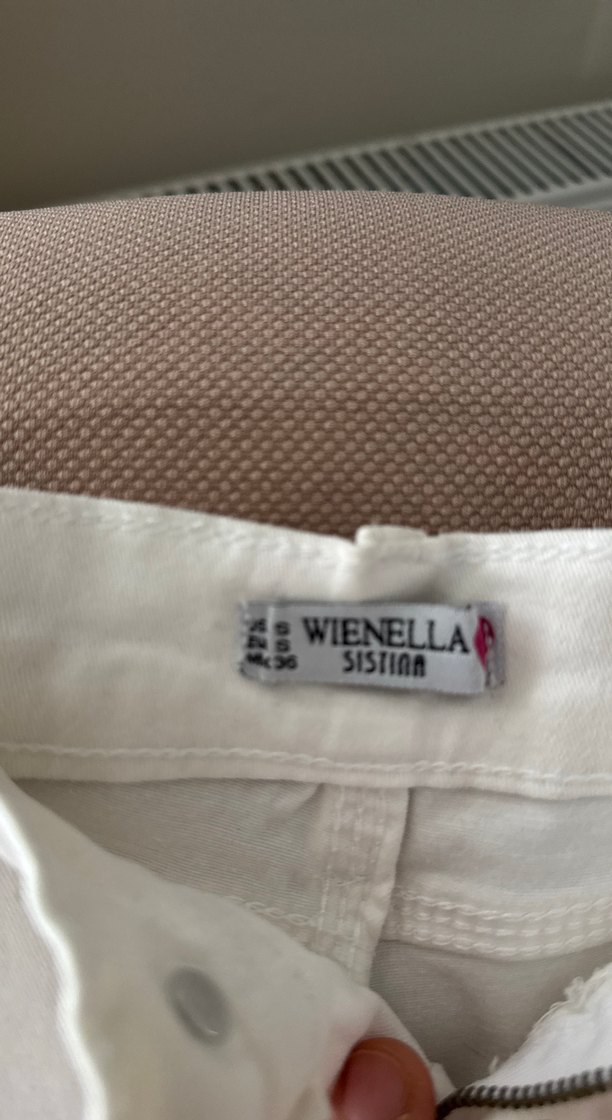 Nakışlı Beyaz Bohem Şort - Görsel 4