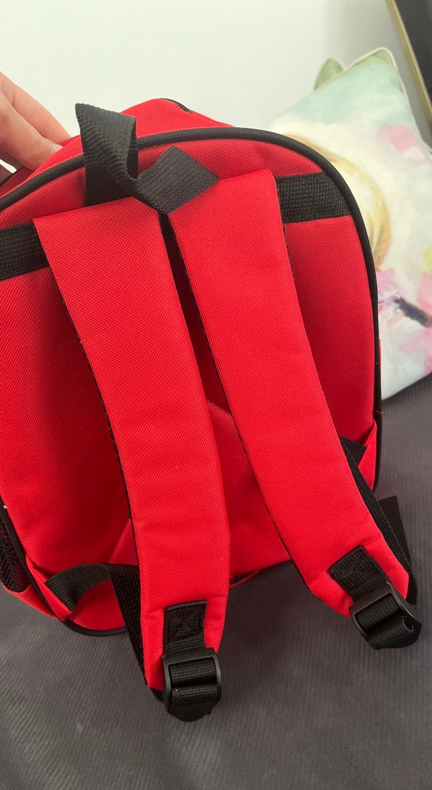 Kırmızı Arabalar Temalı Çocuk Okul Çantası - Görsel 3