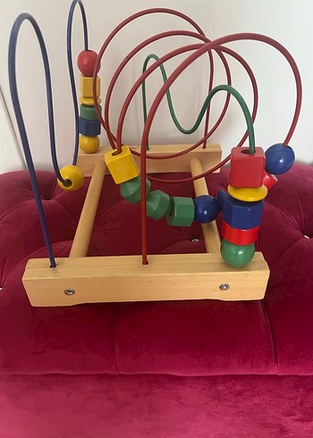 İkea Renkli Ahşap Eğitici Oyuncak - Görsel 3