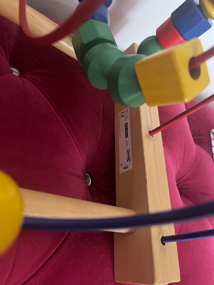 İkea Renkli Ahşap Eğitici Oyuncak - Görsel 2