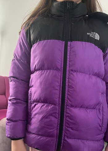 Mor Erkek The North Face Şişme Mont - Görsel 2