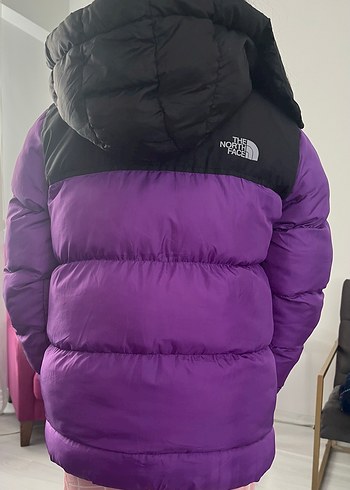 Mor Erkek The North Face Şişme Mont - Görsel 4