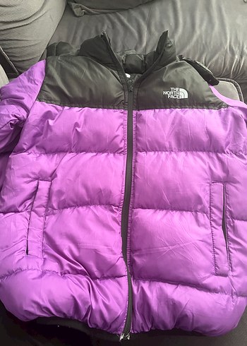 Mor Erkek The North Face Şişme Mont - Görsel 6