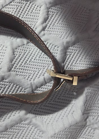 Polo Kahverengi Baskılı Deri Kadın Çanta - Görsel 2