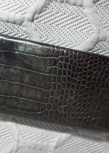 Vintage Kahverengi Yılan Desenli Deri Kadın Cüzdanı - Görsel 3