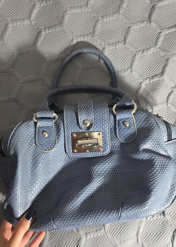 Mavi Vintage Çanta - Görsel 3