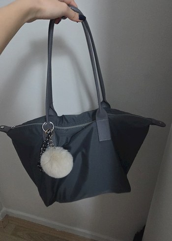 Gri Kadın Günlük Çanta - Görsel 3