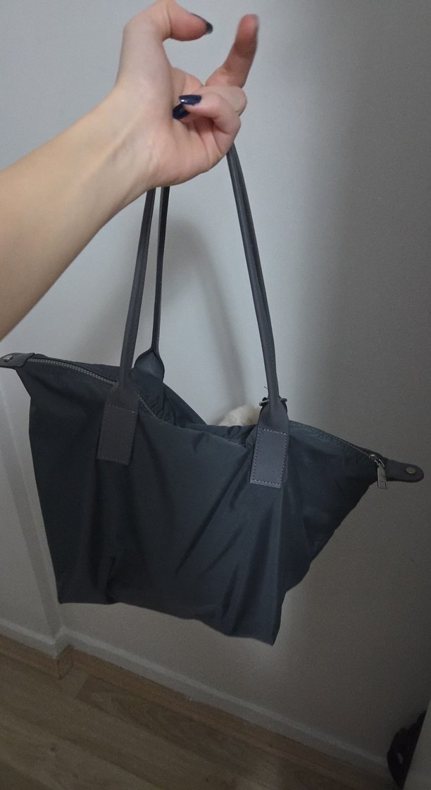 Gri Kadın Günlük Çanta - Görsel 2