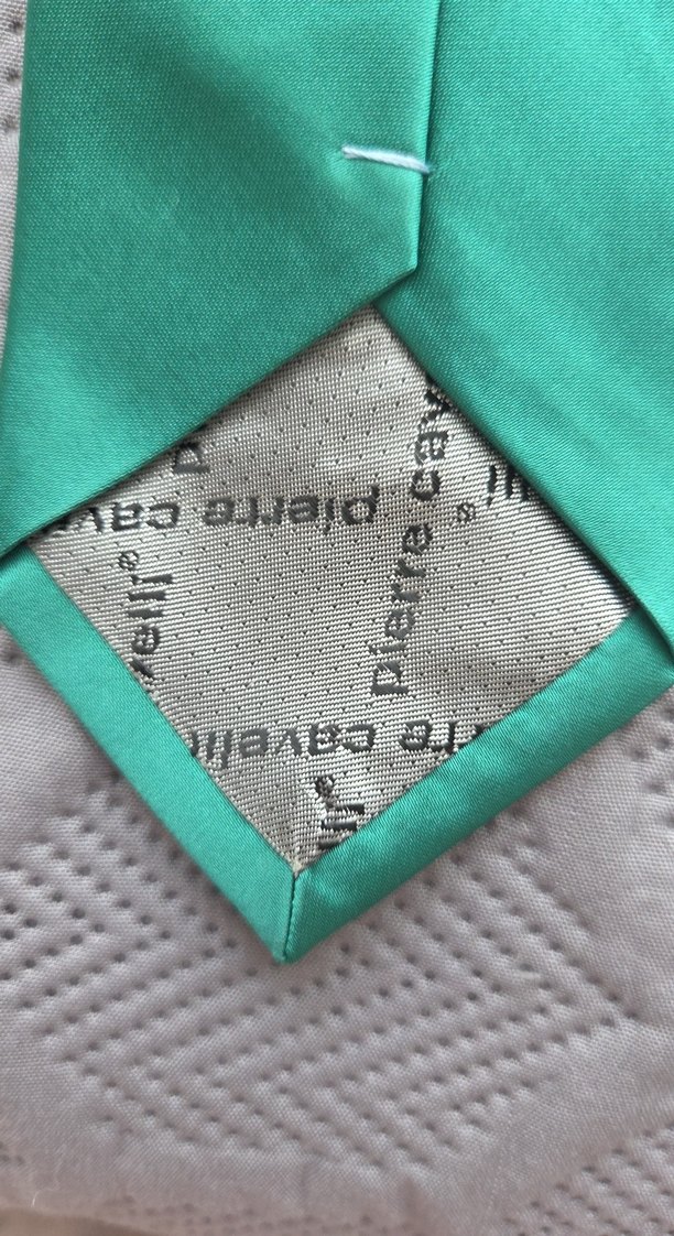 Turkuaz Düz Erkek Kravat - Görsel 3