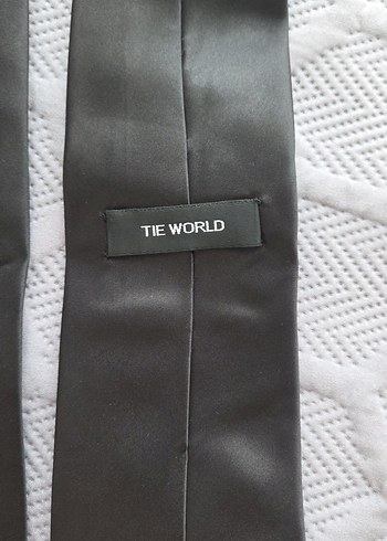 Beden Siyah Düz Erkek Kravat The World