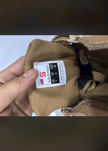 Salomon Marka Bej Kamuflaj Bağcıklı Erkek Bot - Görsel 3