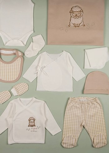 HelloBaby Bebek Pamuklu Hastane Çıkışı
