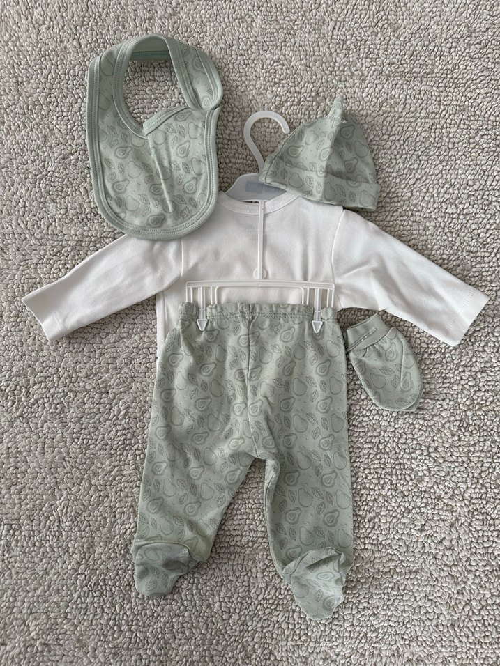 Unisex ebebek Uzun Kollu Hastane Çıkışı - Görsel 2