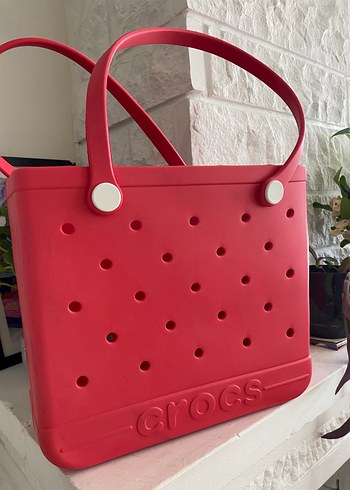 Crocs Crocs koyu pembe Kadın Plaj Çantası