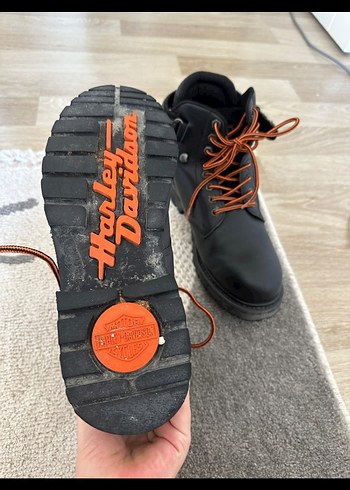 Erkek Kahverengi Biker Ayakkabı Bağcıkları - Görsel 3