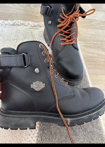 Erkek Kahverengi Biker Ayakkabı Bağcıkları - Görsel 2