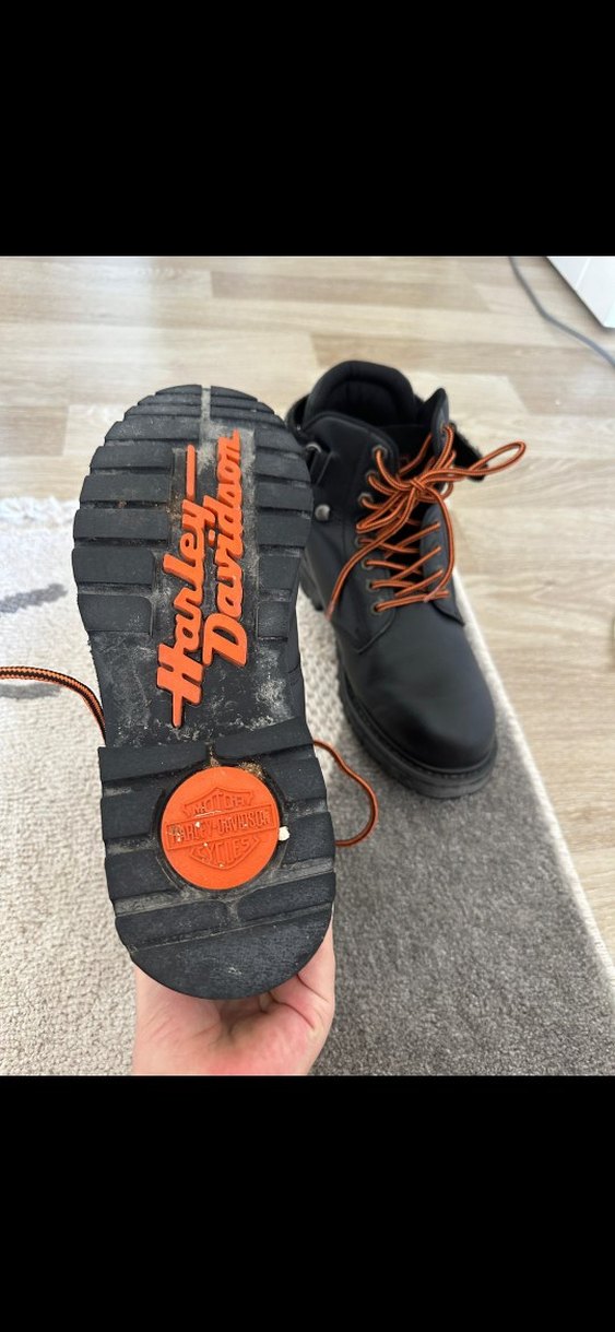 Erkek Kahverengi Biker Ayakkabı Bağcıkları - Görsel 3